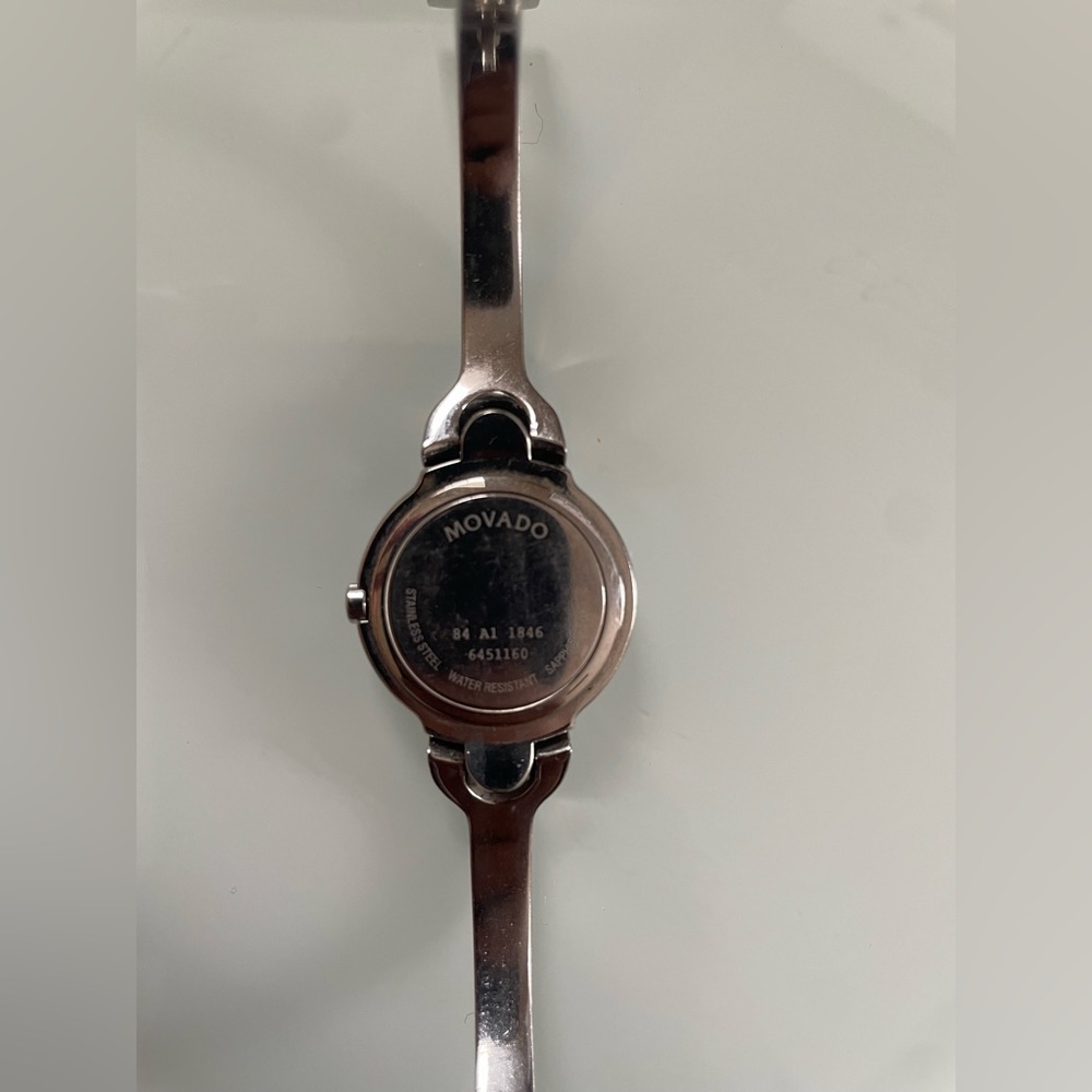 Movado Women's 605247 Kara Stainless-Steel Bangle Bracelet Watch - Picture 4 of 4